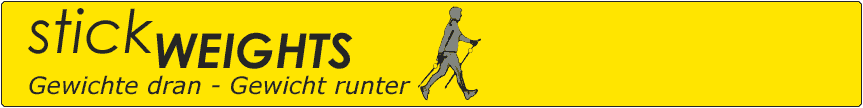 stickWEIGHTS - Gewichte dran - Gewicht runter